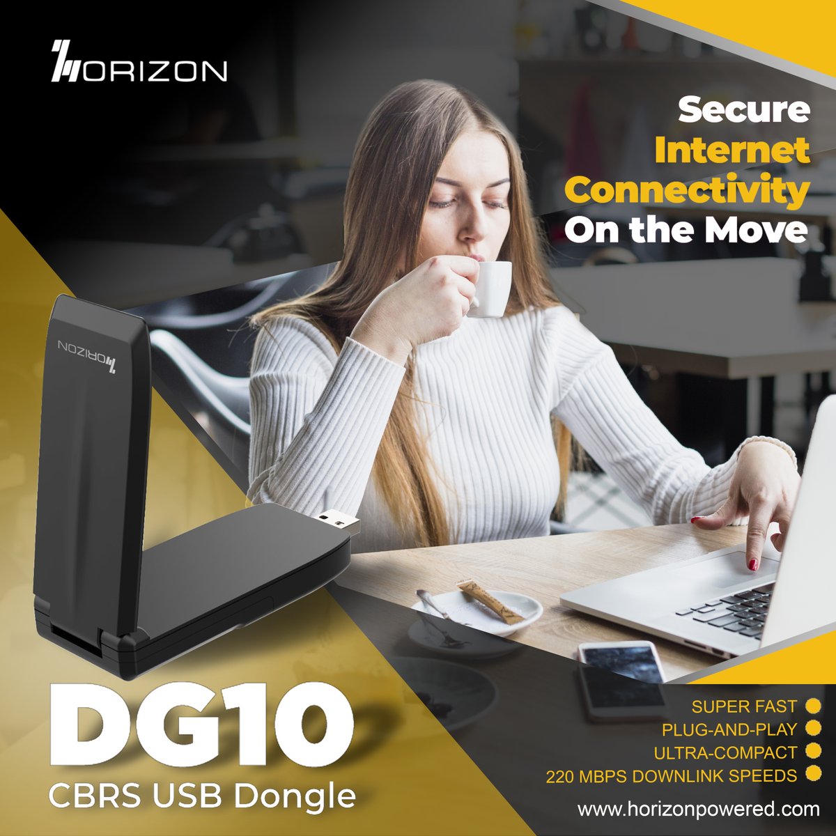 The Horizon DG10 CBRS USB Dongle connects office, facility, or campus devices with blazing speed and seamless connectivity.
Learn More Website >> horizonpowered.com
.
#dg10 #horizonpowered #cbrs #usbdongle #LTE #band48 #tech #CBSD #usb #plugandplay #wireless #internet #wifi