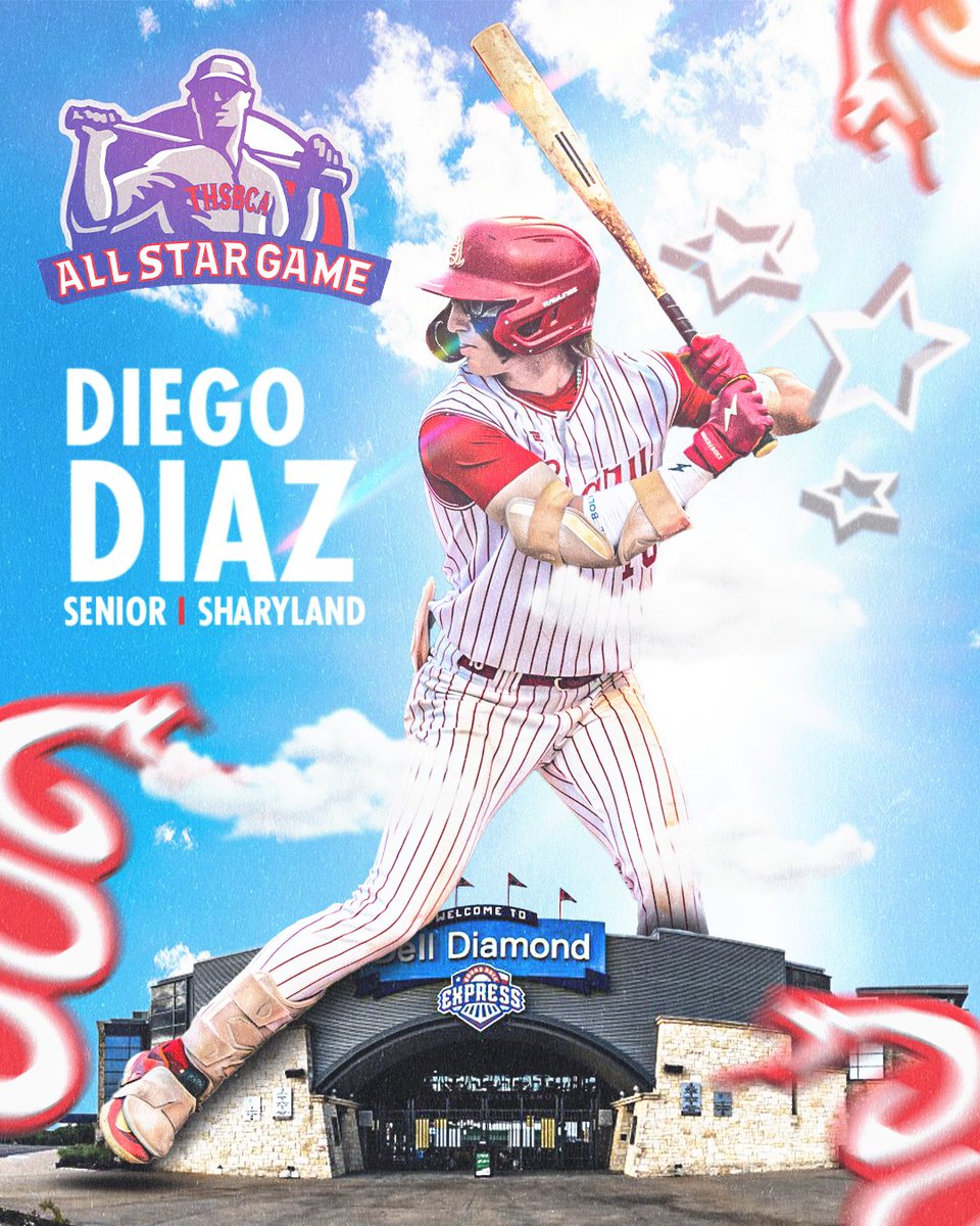 Sharyland Baseball (@sharylandbaseb1) on Twitter photo Congratulations to Diego Diaz on being selected to the THSBCA State All Star Game. <a href="/diaz10_diego/">Diego Diaz</a> <a href="/thsbcaStar/">THSBCA All Star</a> Congratulations to Diego Diaz on being selected to the THSBCA State All Star Game. <a href="/diaz10_diego/">Diego Diaz</a> <a href="/thsbcaStar/">THSBCA All Star</a>