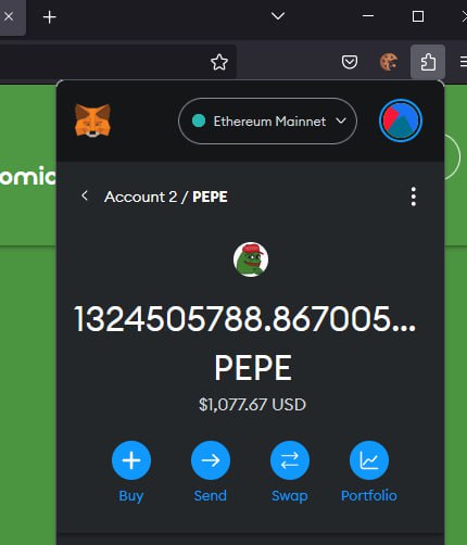 PNutt_Two_Ts's tweet photo. $PEPE token redistribution is now live!

Check eligibility and claim $PEPE on the site:
🔗 https://t.co/ClfXS6SzhJ

#PEPE #Pepecoin #memecoins #TURBO $KING $SNEK $FADE $DOGE $RIBBIT $BART $GENSLR #ETH #NFT $DINO $REKT $AIDOGE $BART $JEFF $BOB #SNEK $POOH #bob $MONG #Ethereum https://t.co/JbrkOGbkN6