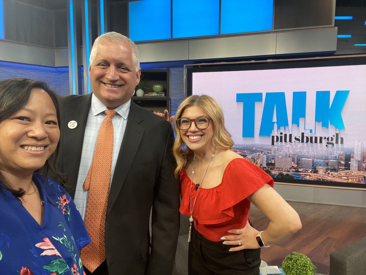 PADeptofEd's tweet photo. Deputy Secretary for Elementary and Secondary Education, Dr. Fuller, appeared on @KDKA to discuss workforce development, work education, career standards, + @RemakeDays. Joining Dr. Fuller was Yu-Ling Cheng, co-producer of Remake Learning Days Across America. https://t.co/GJ8P8fCRsr