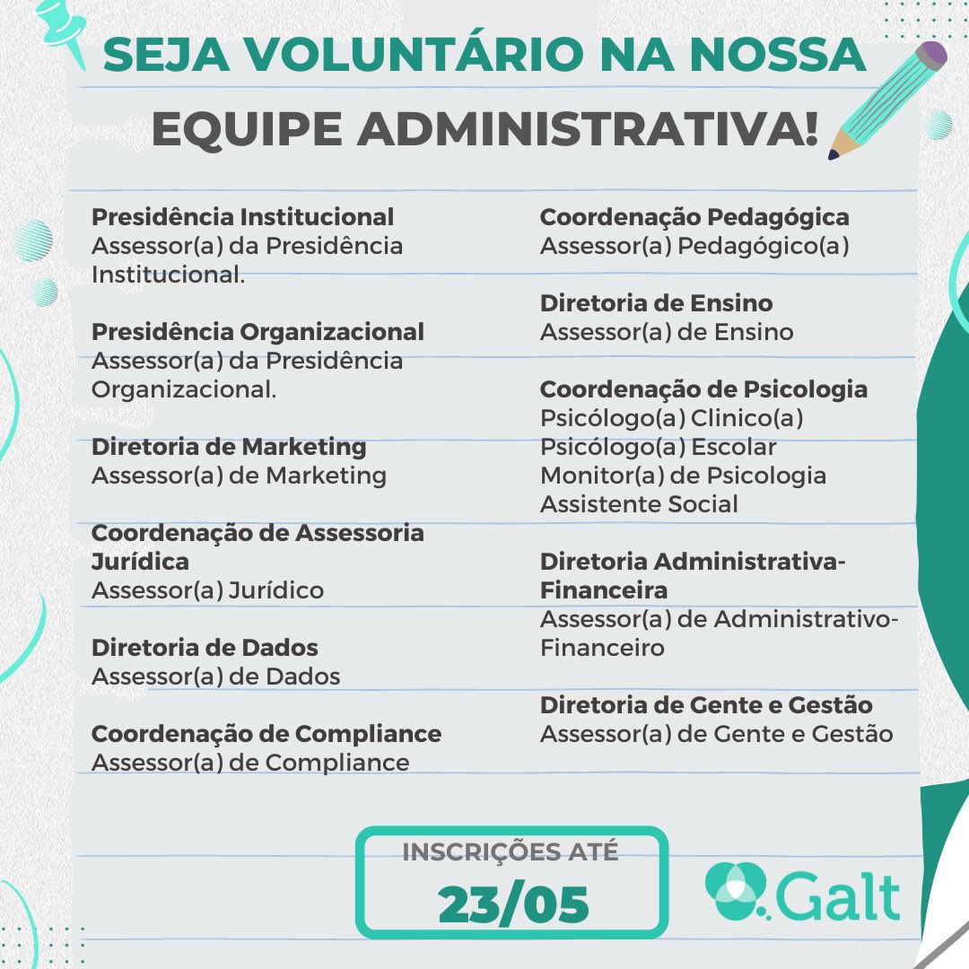 galtvest's tweet photo. Ah, o que seria de nossos diretores sem seus incríveis assessores?

É a chance perfeita para exercer um cargo administrativo de destaque em um importante e reconhecido projeto do DF, e de quebra ainda ganhar aquelas maravilhosas horinhas complementares 🙏🏼

https://t.co/8pqRIXIiXK https://t.co/bhA8VMCFeh