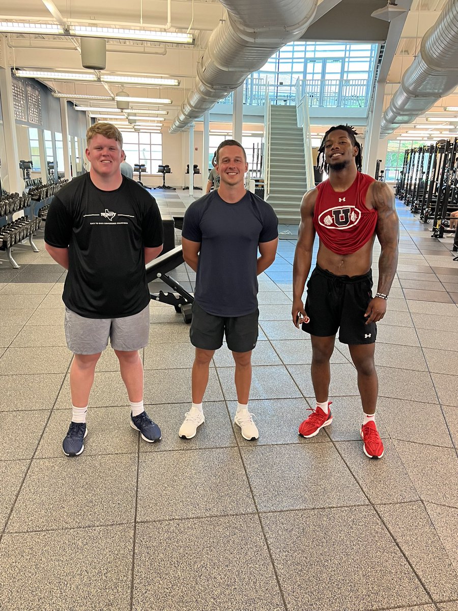 Great having Ryan Ainsworth ‘22 and Chase Kennedy ‘22 back in the weight room to train today! #earnednotgiven