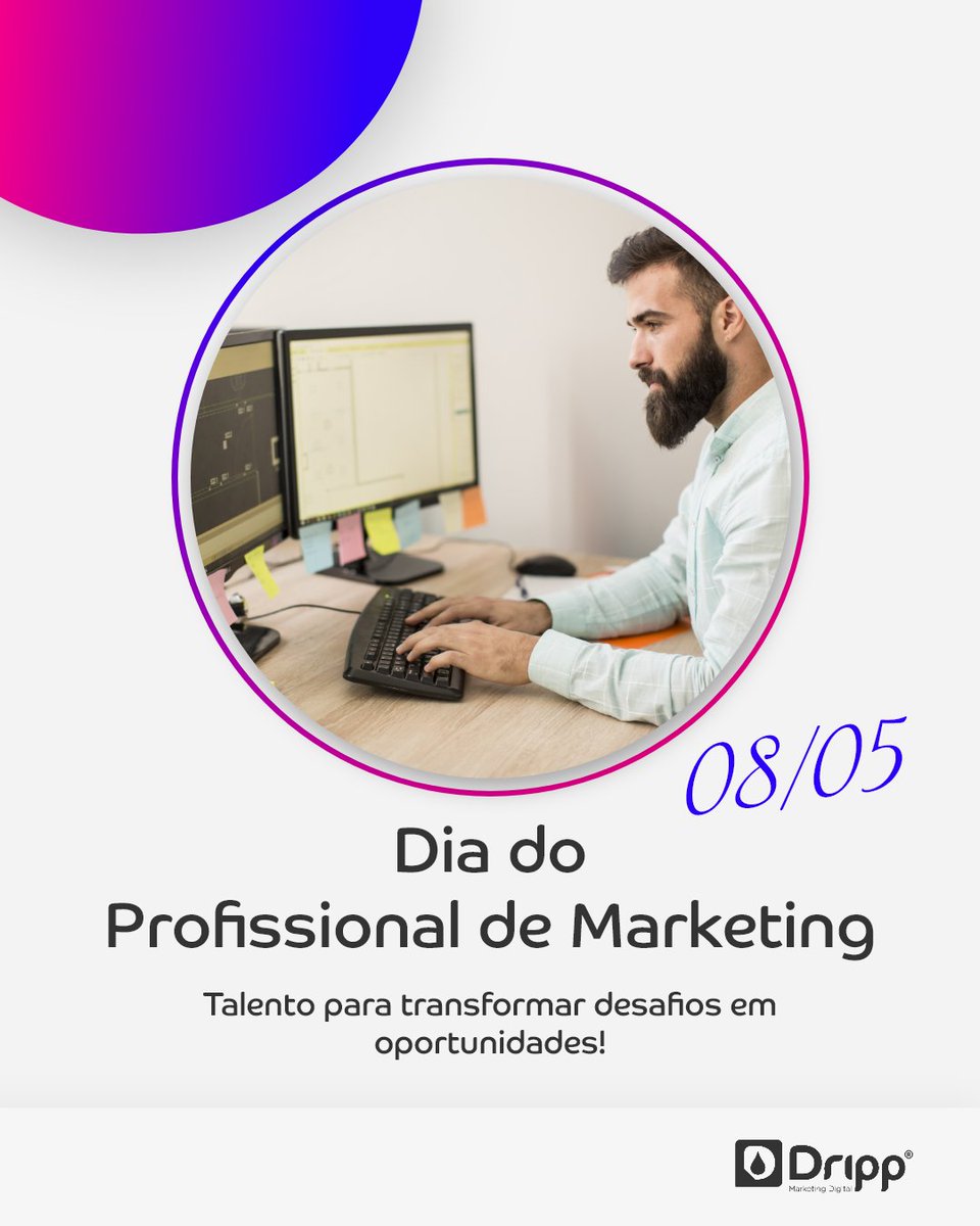 DrippTwit's tweet photo. Hoje comemoramos uma data super especial, o profissional que converte ideias em resultados!

Parabenizamos todos que trabalham arduamente na criação das melhores estratégias para promover pessoas, empresas e produtos. 

Em especial a nossa equipe! 🥳🎉 https://t.co/MkrXOnTg0b