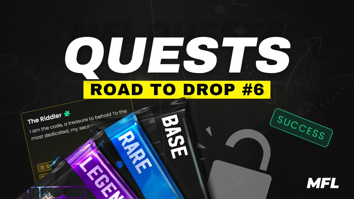 playMFL's tweet photo. 💨 WIN PRIORITY ACCESS TO NEXT WEEK'S DROP ❕

Time for a new Sprint! Complete Quests and win 🎟️

⌛ The sprint starts NOW
🆓 It's completely FREE to enter
🎁 EVERY participant has a chance to win

Get questing ➡️ https://t.co/Gy14LOjdYJ

 #MFLquests #onFlow https://t.co/uYvpbMAu0g