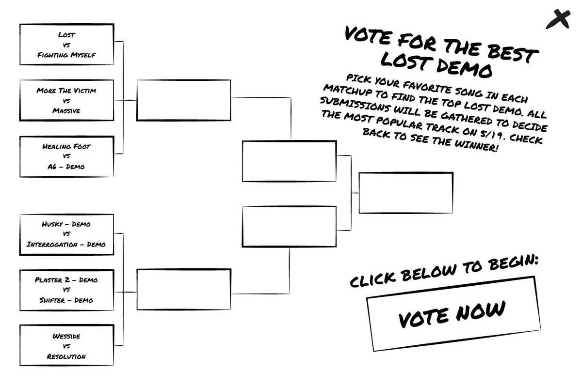 linkinpark's tweet photo. Vote for your favorite Lost Demo at https://t.co/KVYEC55H5R https://t.co/XFjLW8TJqi