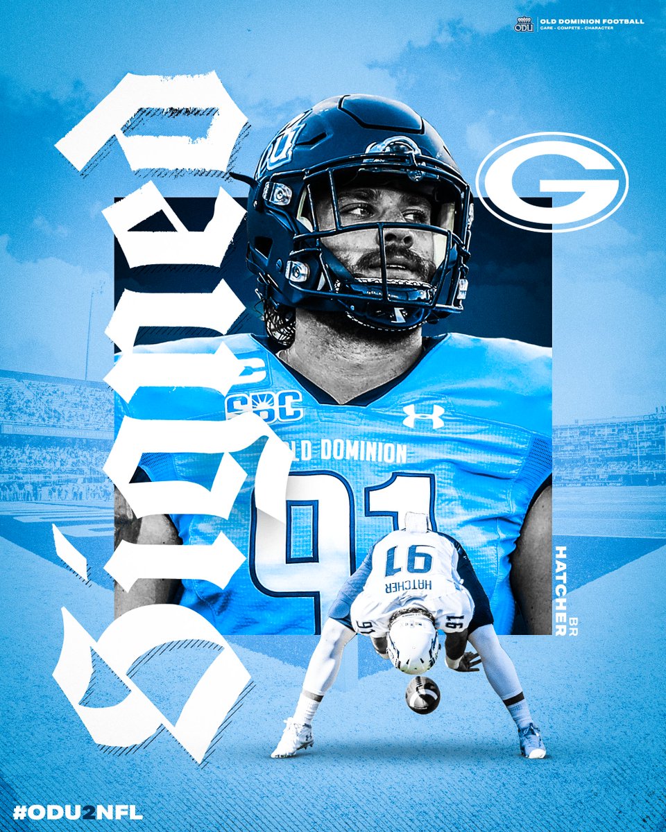𝙎𝙄𝙂𝙉𝙀𝘿‼️

@BR_Hatcher is headed to the @packers!

🔗: bit.ly/42jBcqS

#ReignOn | #ODU2NFL