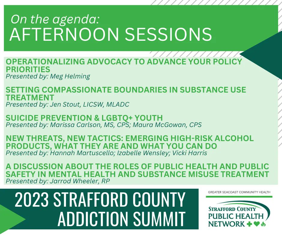 SCPHCOVID19's tweet photo. We have some great Afternoon Workshops in the line-up for our 2023 Addiction Summit!
Get more information about all of our workshops and presenters at https://t.co/jaujcc8z0O https://t.co/YNO0zRwNh0