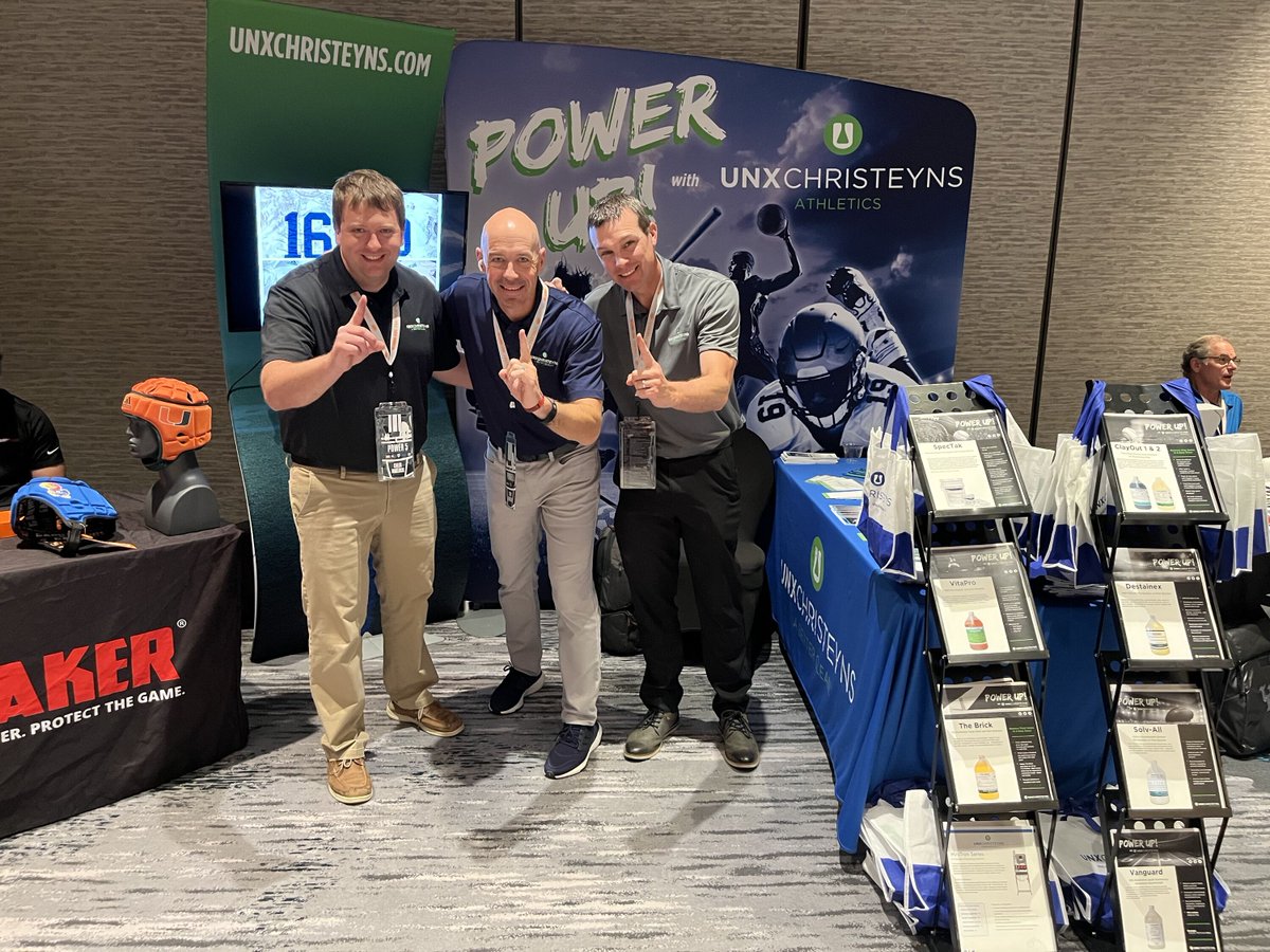 Christeyns_NA's tweet photo. We're pumped to be at the #Power5 Equipment Managers Convention in Oklahoma City! It's been a whirlwind of excitement today! Can't wait to see what's next this week!
#PowerUp #OneTeamOneDream #UNXChristeynsAthletics #SpecTakClean #TheBrick #ClayOut #Big12 #Big10 #PAC12 #ACC #SEC https://t.co/sJN9bZM4OT