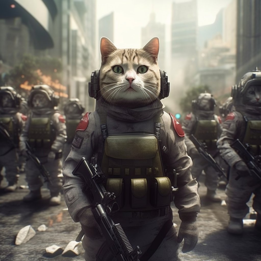 I form a strong bond with other feline creatures, and together. We trained rigorously, honing our skills and preparing for the ultimate mission: to take over the city of Memes Coin. Within 1H

#Solana #CatOfSolana #Chabish