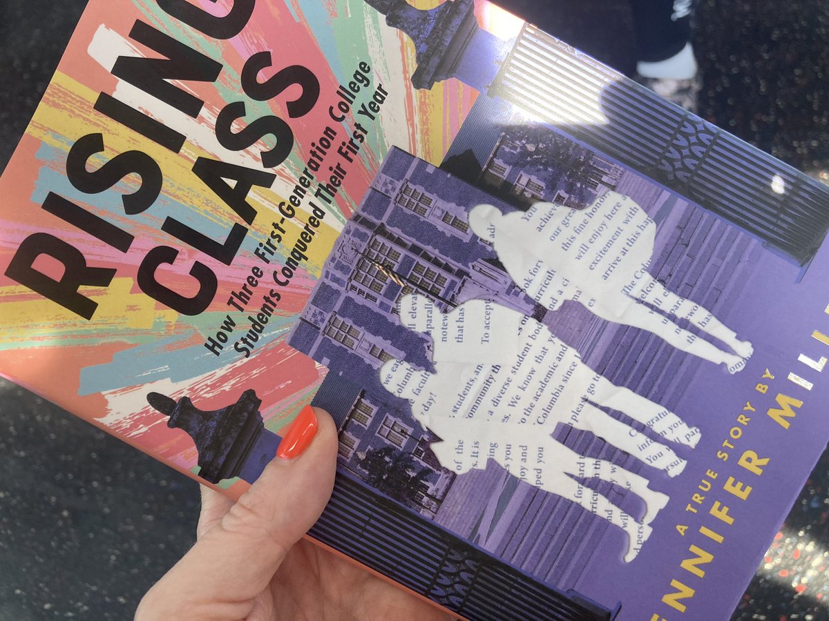 JPfefferMerrill's tweet photo. @w_merrill and I are looking forward to hearing from @propjen and getting our copy of Rising Class autographed at @PoliticsProse tonight! #1Gen #firstgen #highereducation #StudentSucces https://t.co/wmGGZM6FBN