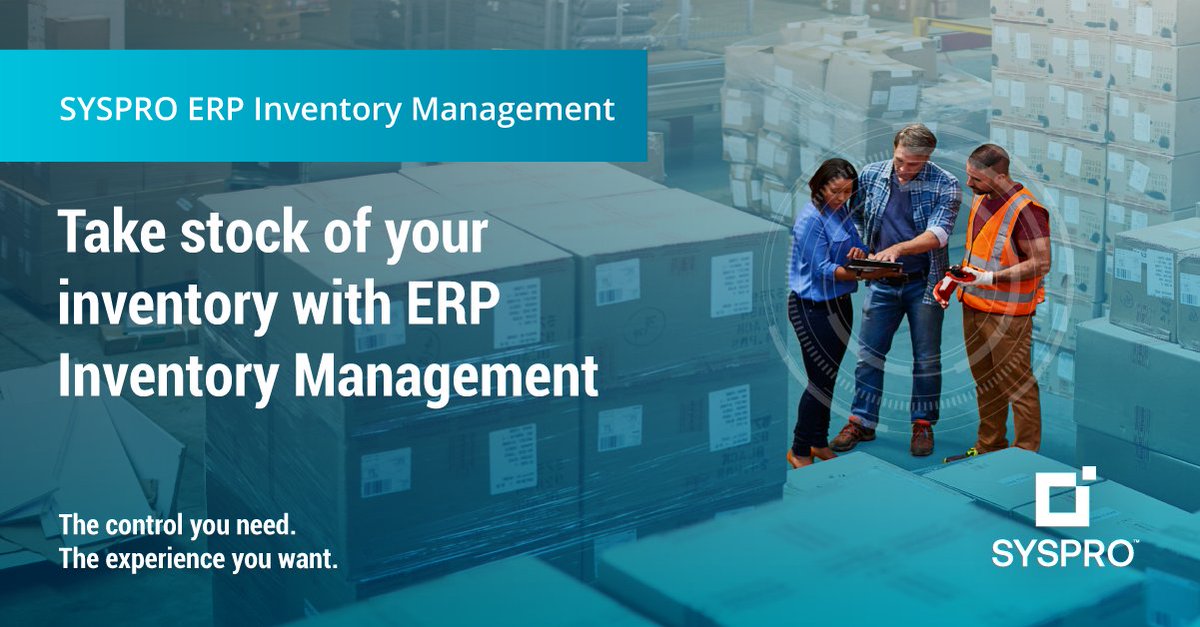 TCcbsau's tweet photo. Efficient supply chain management is more critical than ever for enterprises. Businesses can estimate demand, optimise production, and reduce waste with appropriate tools. SYSPRO is just such a tool
: https://t.co/HuNnBG6cZA
#ERP #SupplyChain #ERPinventoryManagement #SayYesToNext https://t.co/llQQpMxAVQ