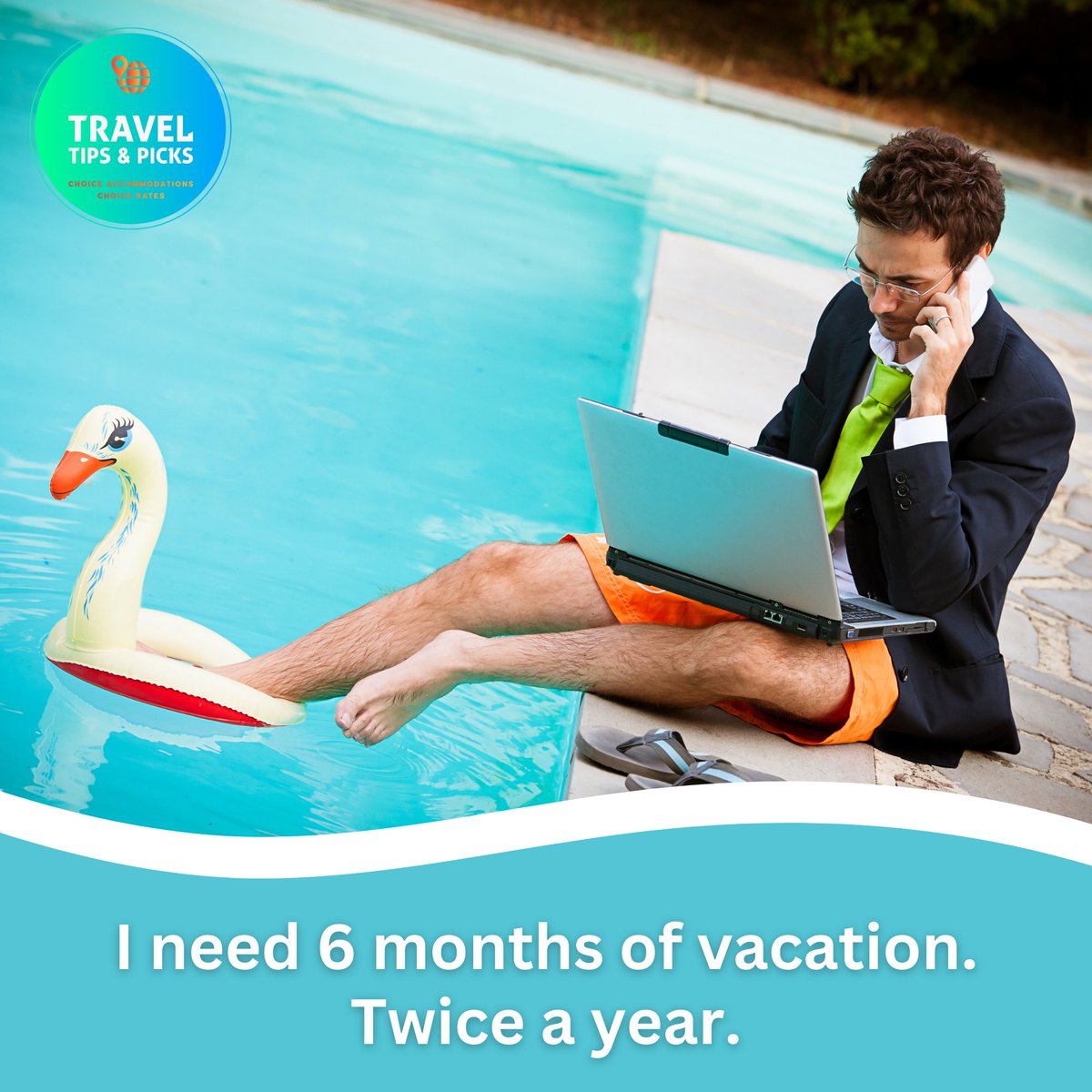 TravelTipsPicks's tweet photo. I need 6 months of vacation. Twice a year.

Register to discover destinations and book your next travel! Go to: https://t.co/HTootalhiA
You can also sign up for our newsletter.

#TravelTipsAndPicks #Accommodations #Hotels #Resorts #Destination... https://t.co/F2yAGXDikV