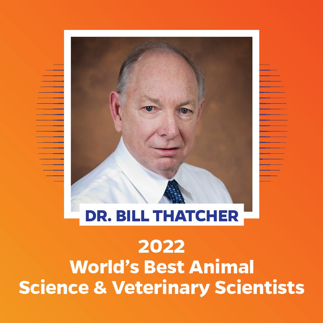 uf_ansci's tweet photo. Congratulations to Dr. Bill Thatcher and Dr. Peter Hansen for being recognized as some of the World's Best Animal Science and Veterinary Scientists! They are in the Top 20!

We are so lucky to have remarkable faculty in our department! 

Read more here: https://t.co/WqnVLWY2l7 https://t.co/zd8TCZEgna