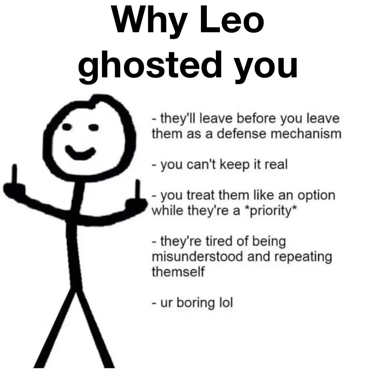 Leo_Tweets's tweet photo. #Leo facts 👏🏼 https://t.co/MzQkCoHc2i