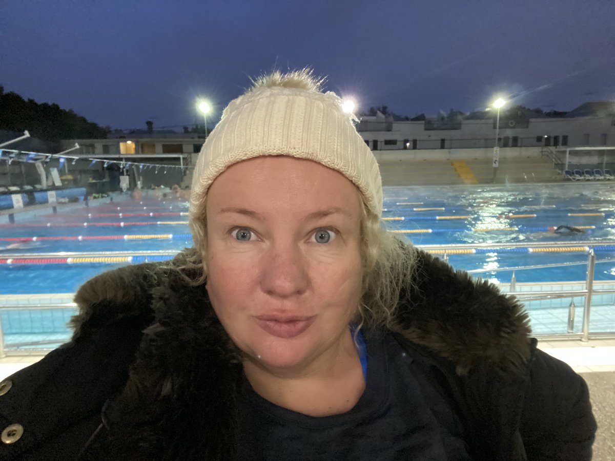 foxwhelp01's tweet photo. 🌙🏊‍♀️ Swim 54/2023 🏊‍♀️ 6.30 am on a Monday @ Fitzroy Swimming Pool -
It was raining. I swam a kilometre and thought deeply about purchasing a @dryrobe 🏊‍♀️🌙 https://t.co/fOA3fABmdX