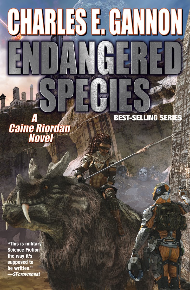 Hail Caine Riordan fans! The wait is almost over - 2023 will see the release of two new Terran Republic novels, the first in August, and the second in December! Better for those who don't want to wait, the eARC for ENDANGERED SPECIES is now available! baen.com/endangered-spe…
