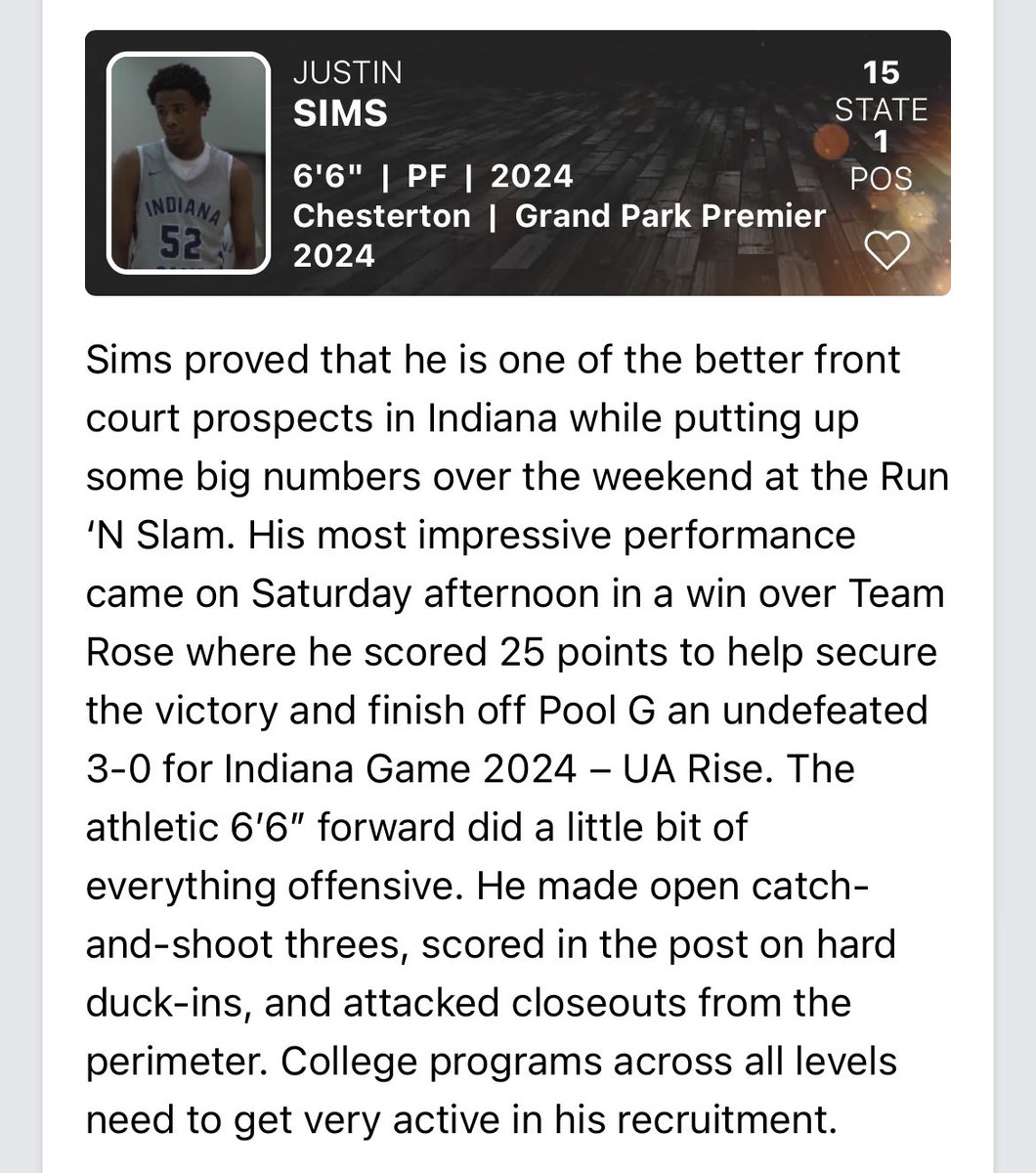 Indiana Game tweet media