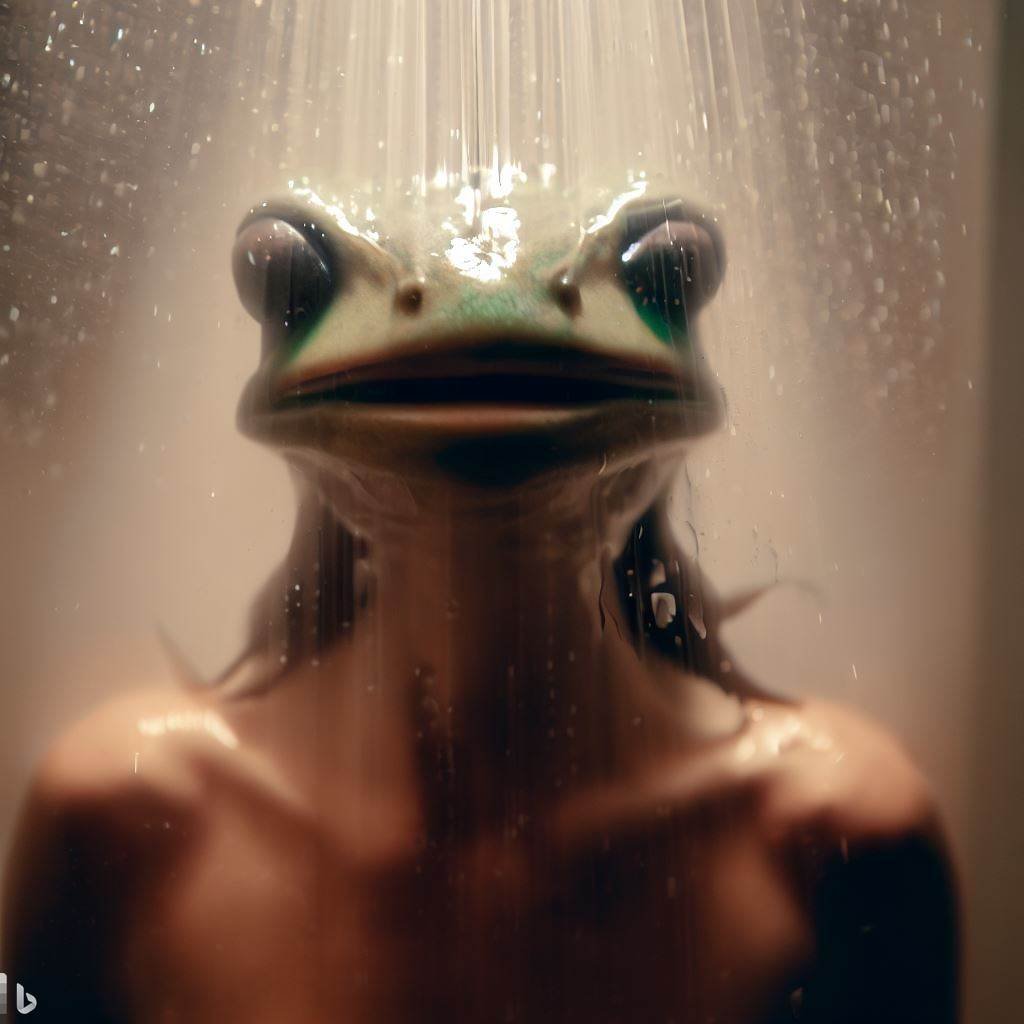 waifumachine575's tweet photo. she used the wrong soap #frogtf #tfeveryday #aiart https://t.co/FPbnOsHGpr