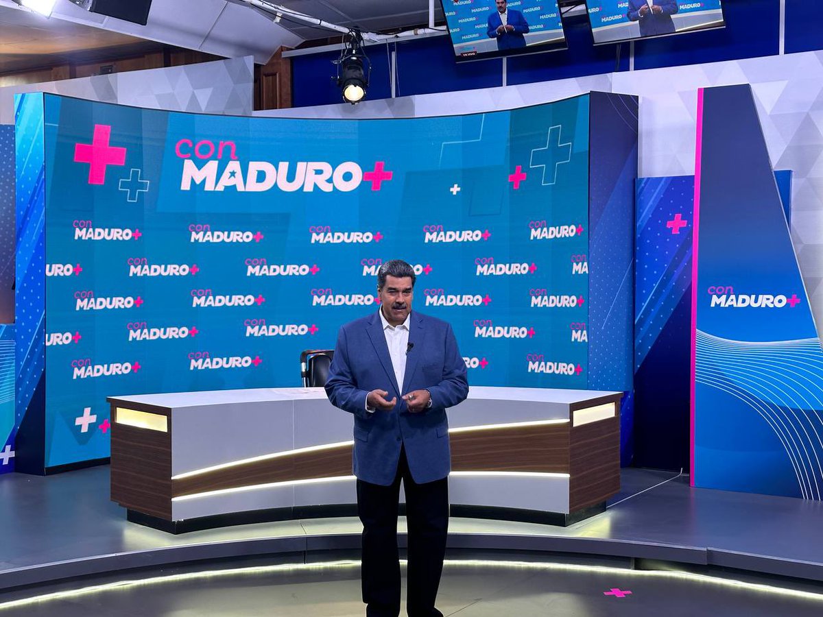#AHORA 📹| Inicia la transmisión de nuestro tercer programa #ConMaduroMás conducido por el Pdte. @NicolasMaduro #ConMaduroMásCerca