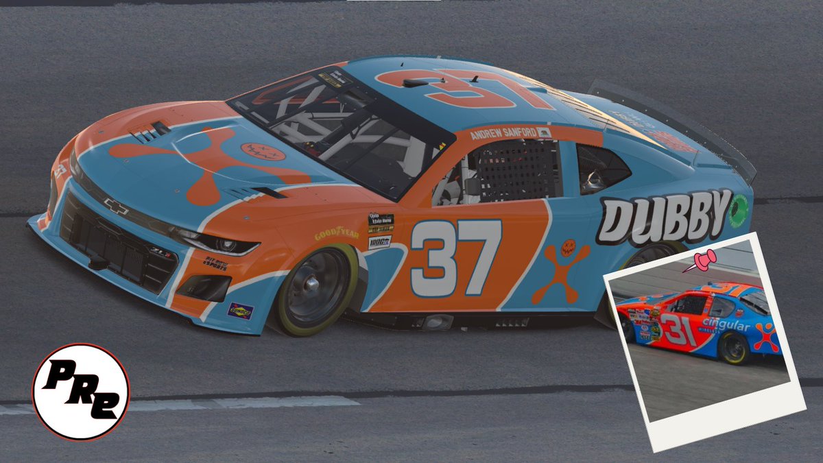 Sanny_AW's tweet image. Throwing it back 2004 with this beautiful @DubbyEnergy Cingular Wireless @RobbyGordon throwback. Hoping we survive the lady in black tonight! 🤟🏻🏁