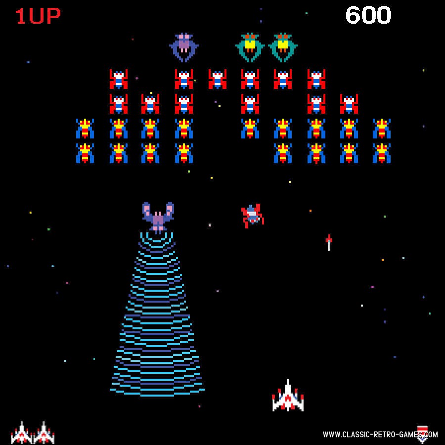 retro_games's tweet photo. Nice Galaxian remake for Windows by MinionSoft. Download free: https://t.co/9mcGRPrGTv #retrogaming #zxspectrum #nes #msx #gameboy #famicom #c64 #appleii #arcade #atari #atari #atari https://t.co/JqXNpdVhpo