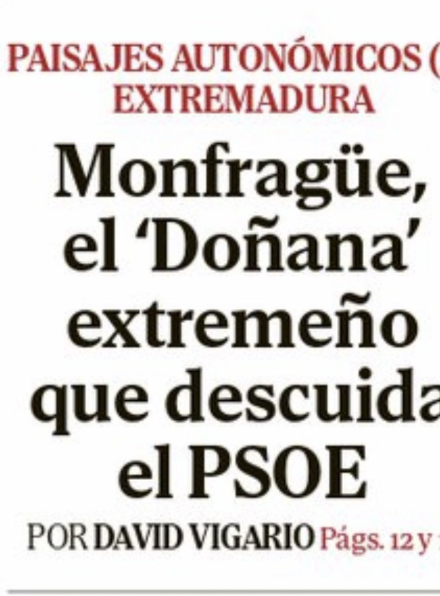 Titular en portada mañana del ⁦@elmundoes⁩ trabajo de ⁦@davidvigario⁩. De este Doñaana no hablan los socialistas?