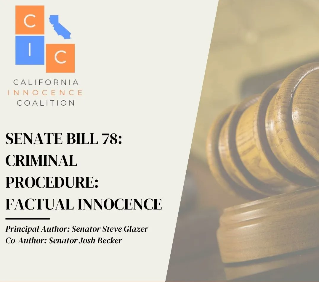 California Innocence Coalition tweet media