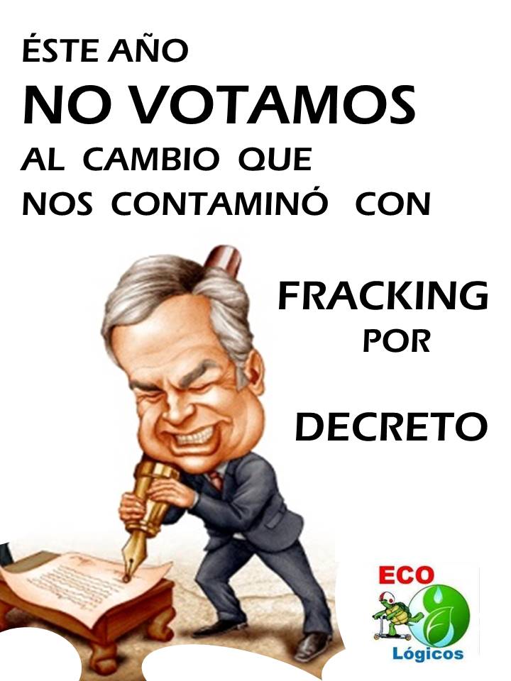 ecologicosmza's tweet image. AFICHE DEL AÑO 2019
POR DESGRACIA NO PIERDE VIGENCIA 
#NoAlfracking