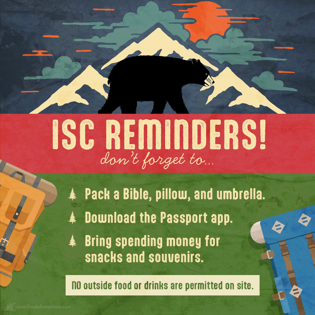 acecurriculum's tweet photo. ROLL CALL! Who’s packing for ISC? Here are a few reminders to help you and to share with your friends. Visit https://t.co/JuowfiEKu8 for more details.
#ISC2023
#ILoveISC https://t.co/12naGUOFdw