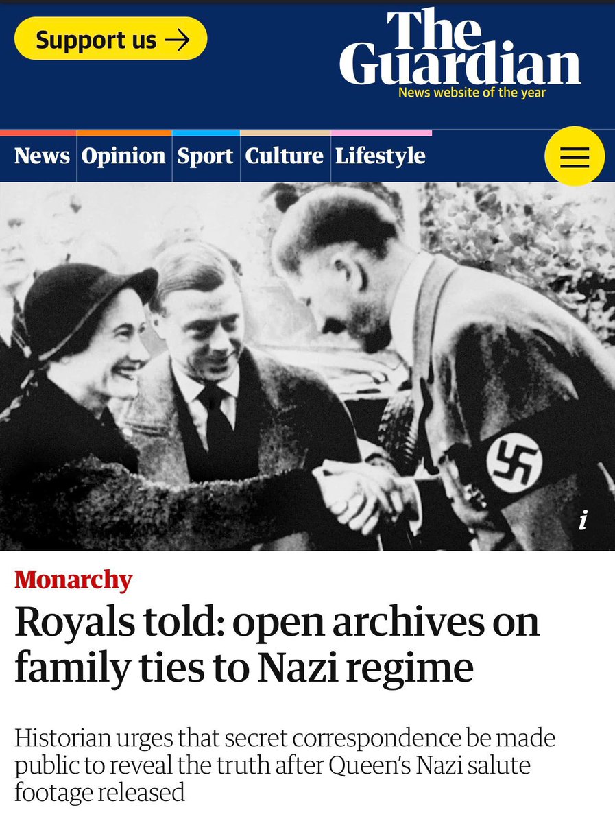 Good to see the Royals haven’t changed but the 3 cousins wow that’s why the queen mother was shaking hands with Hitler pure bred NATZI facebook.com/watch/?v=69214…