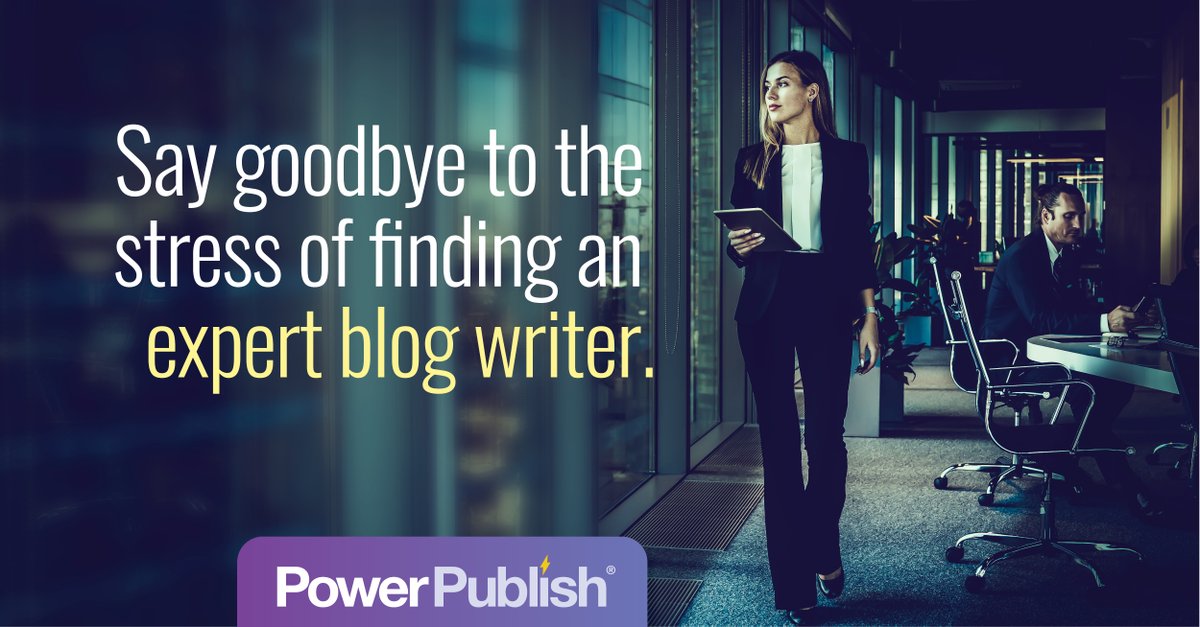Struggling to find an expert blog writer? Let PowerPublish assist.

Schedule a 30-minute demo to discover what PowerPublish can do for you - lnkd.in/emy3T2RF

#PowerPublish #HireAWriter #ContentWriters #ProfessionalWriters #FreelanceWriters
