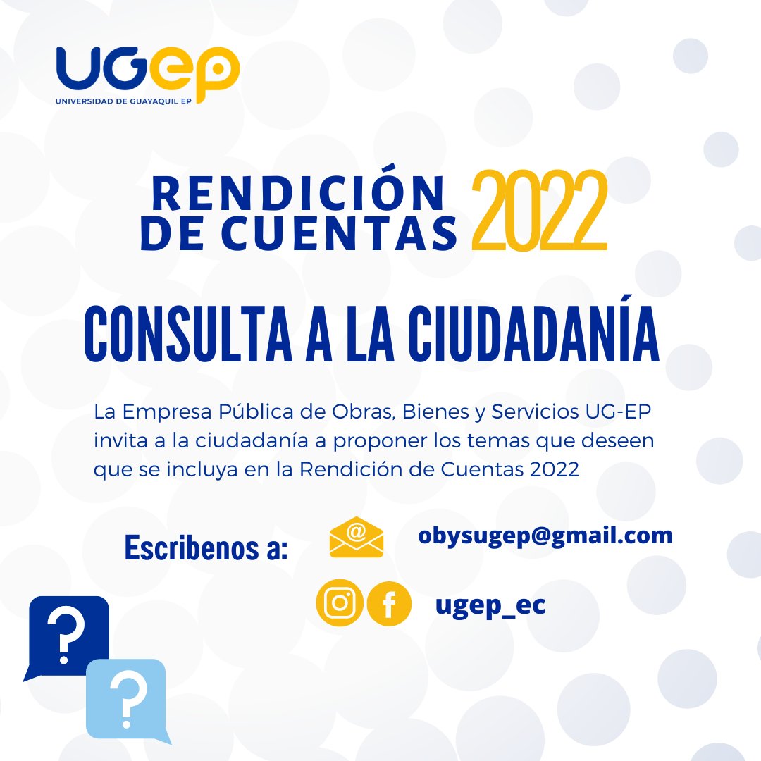 Cumpliendo con lo dispuesto en la normativa, invitamos a la ciudadania a realizar sus aportes para la Rendición de Cuentas 2022