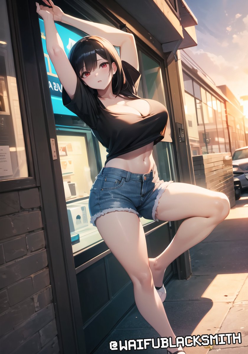 WaifuBlacksmith's tweet photo. Afternoon with your childhood friend #2 | #AIArtist | #AIillustrator | #AIprompter | #StableDiffusion | #WaifuDiffusion | #HerbmixV1 | #NSFW https://t.co/clnT3GowC7