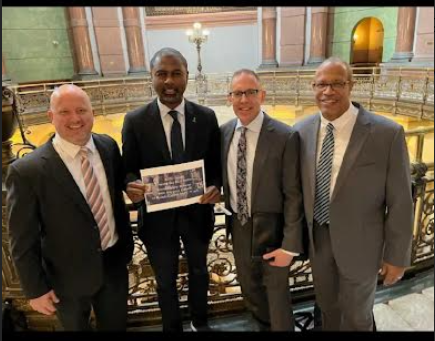 LCLC inside the State House of Representatives advocating for services and supports for people out of custody pre-trial through our Community Release with Support program (CRwS) and <a href="/RepLaShawnFord/">La Shawn K. Ford</a>