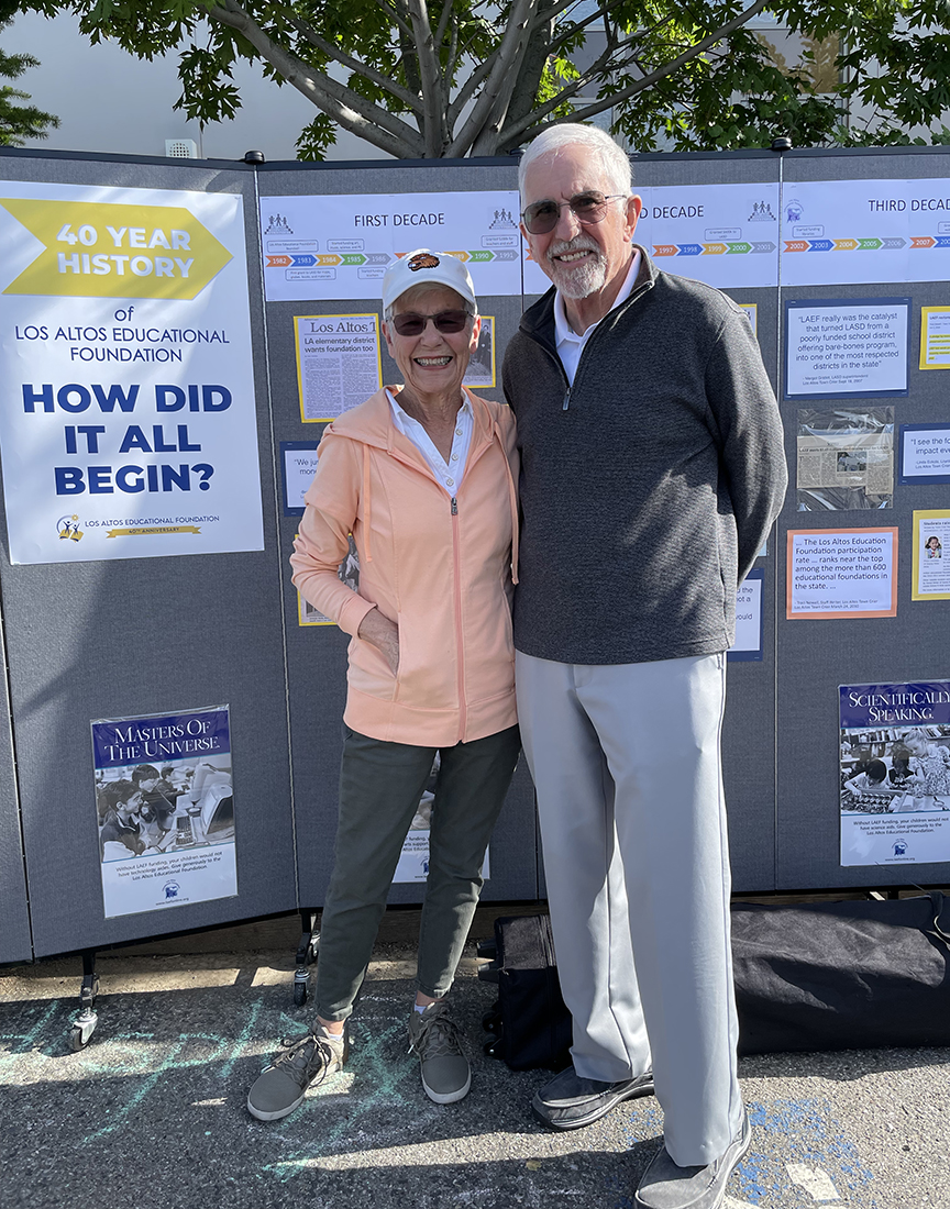 RT LAEFOnline 'LAEF founders Duane Roberts, Jane Challas, and Kaye & Bert Loughmiller joined us yesterday at the LASD Community Festival to help celebrate LAEF's 40th anniversary! #lasdk8 '