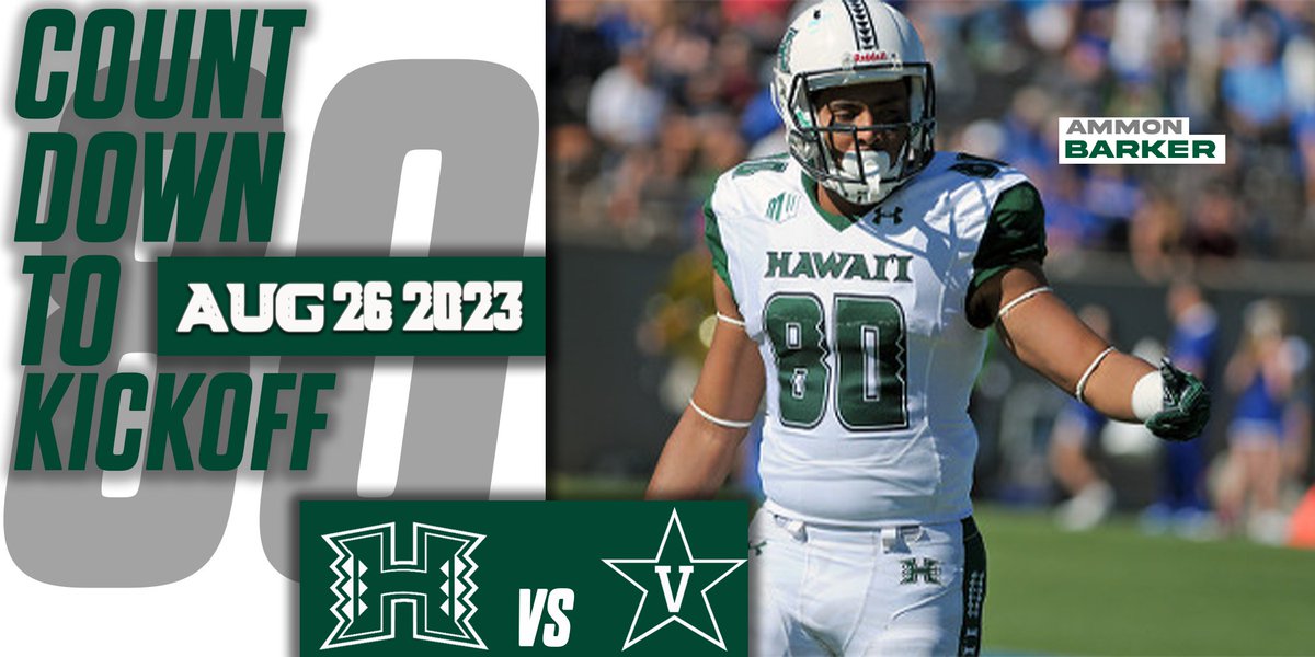 Today marks T-minus <a href="/ammonbarker/">Ammon Barker</a> days till our season opener at Vanderbilt!

#BRADDAHHOOD // #BeatVandy