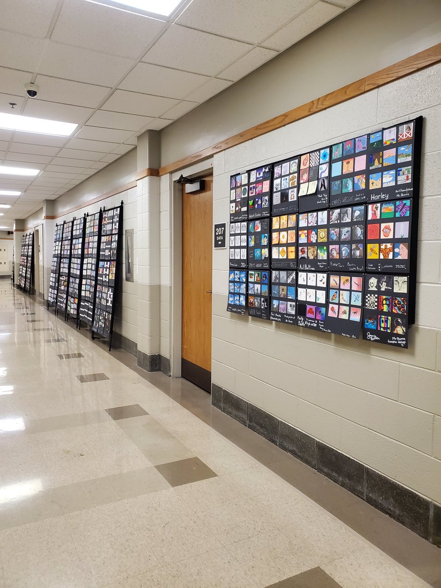 Day one of mini art is complete. There is still a lot of great art to collect though!! It is like Pokémon and you will want to collect them all!