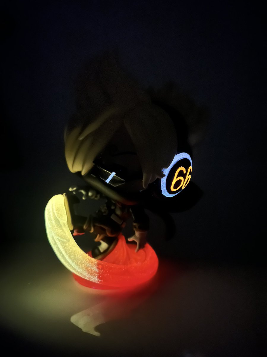 CompressivePops's tweet image. Sanji Soba Mask Custom Funko Pop Glow in the Dark