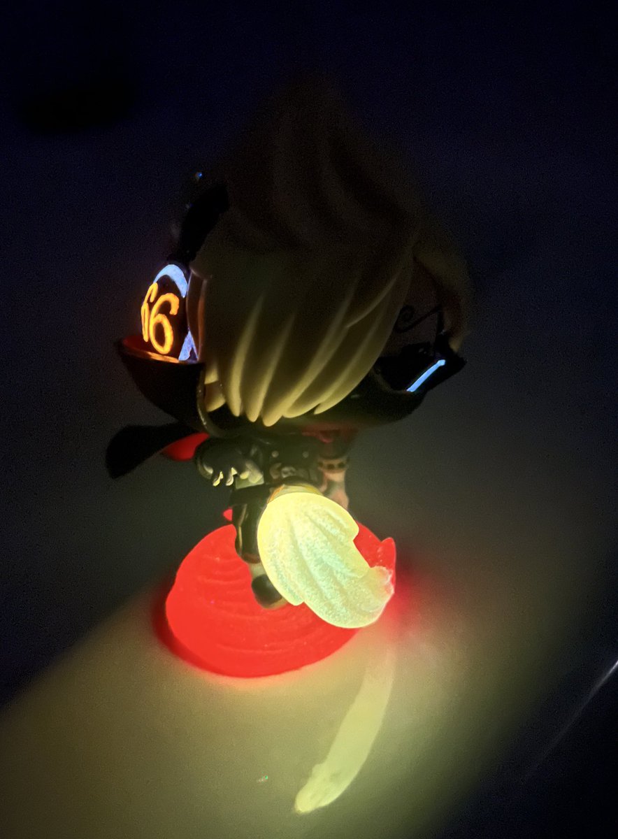 CompressivePops's tweet image. Sanji Soba Mask Custom Funko Pop Glow in the Dark