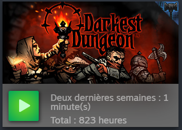 Après plus de 200 h avant la sortie de la 1.0 je me suis re racheté sur #DarkestDungeon2! 
Mon objectif est de dépasser le nombre d'heure que j'ai sur le premier opus! 
Je pense que le planning de cette semaines est sans surprise!