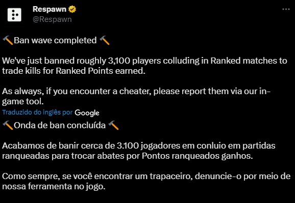 XITADOSNOAPEX's tweet photo. GG RESPAWN https://t.co/5gVtlCgEdf