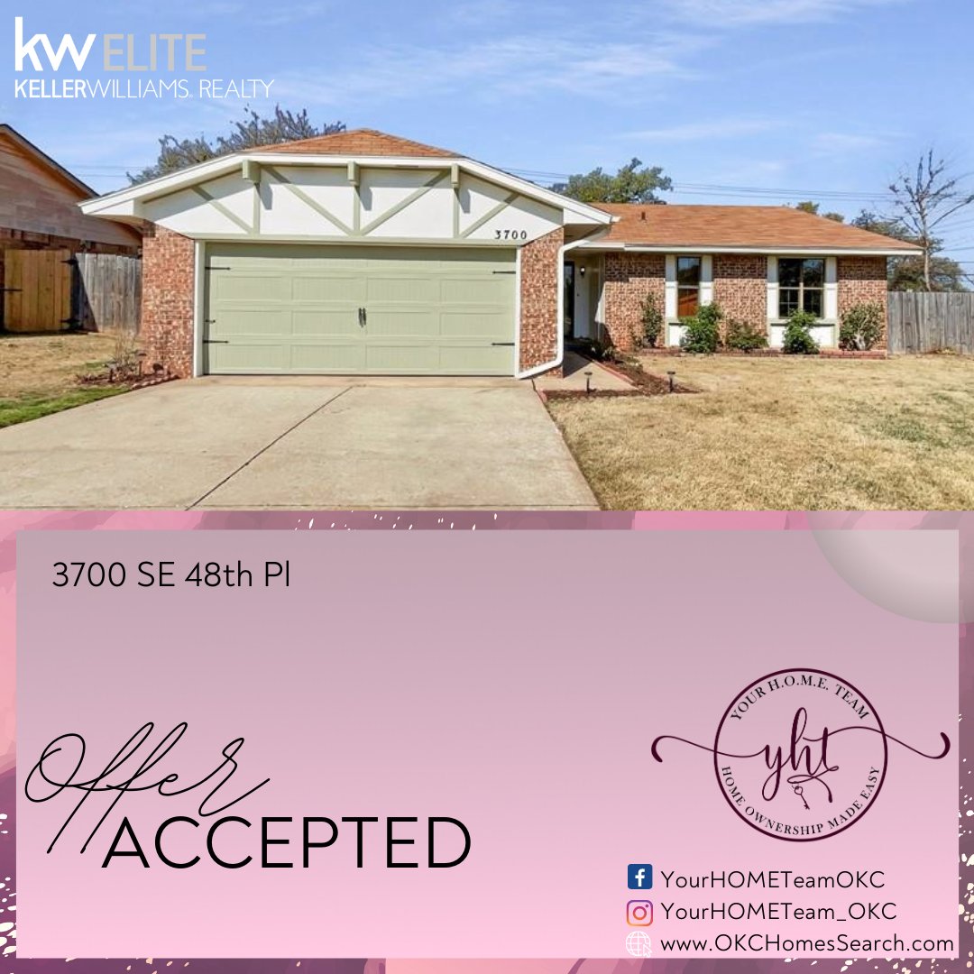 NicoleSellsOKC's tweet photo. 🥳Congratulations to our Buyer on their accepted offer!!👏👏👏 ✨🤩🏡🥳
#happybuyer #happybuyers #yourhometeam #yourhometeamokc #edmondrealestate #edmondrealtor #edmondhousesforsale #kwelite #kweliteokc #topproducer #realproducers #realestateokc #edmondoklahoma #okcrealestate https://t.co/eAwHKPMQdX