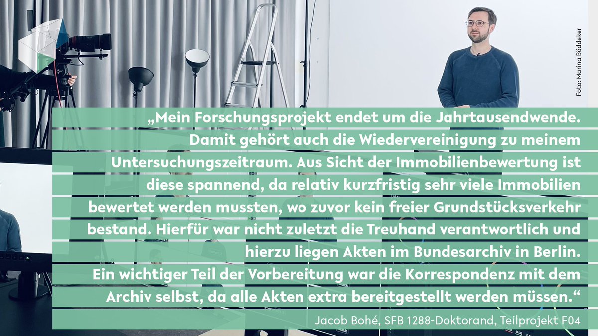 SFB 1288 "Praktiken des Vergleichens" (@sfb_comparing) on Twitter photo #SFB1288inBerlin
#SFB1288-Doktorand <a href="/jacob_bohe/">Jacob Bohé</a> forscht diese Woche im <a href="/BundesarchivD/">Das Bundesarchiv</a> in #Berlin.
Warum macht er die #Archivreise und was war bei der Vorbereitung auf die Arbeit im #Bundesarchiv zu beachten?
#Vergleichspraktiken #Immobilienbewertung #Promotion #Forschung #SFB1288inBerlin
#SFB1288-Doktorand <a href="/jacob_bohe/">Jacob Bohé</a> forscht diese Woche im <a href="/BundesarchivD/">Das Bundesarchiv</a> in #Berlin.
Warum macht er die #Archivreise und was war bei der Vorbereitung auf die Arbeit im #Bundesarchiv zu beachten?
#Vergleichspraktiken #Immobilienbewertung #Promotion #Forschung