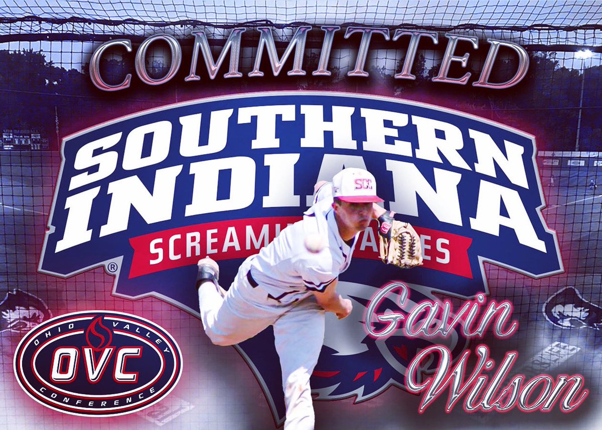 I am excited to announce my commitment to play division 1 baseball at university of southern Indiana I want to thank everyone who made this possible I’m truly blessed. 
@SethLaRue30 @SCCCougarsBsb @USIBaseball @CoachArch06