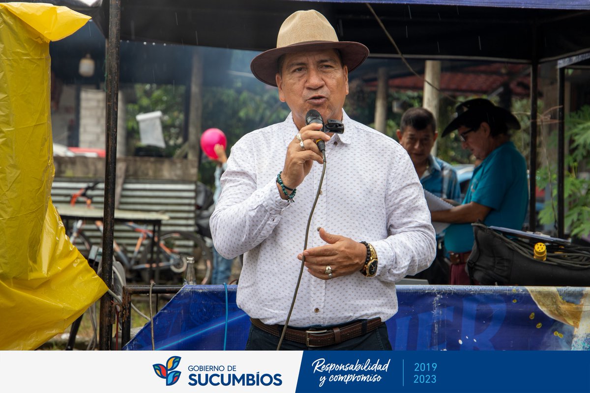 Por los 34 años de parroquialización de San Pedro de los Cofanes del cantón Shushufindi, el prefecto Amado Chávez fue el invitado de honor a la Feria Agropductiva. #AmadoChávezPrefecto #ResponsabilidadYcompromiso #VivirMejor