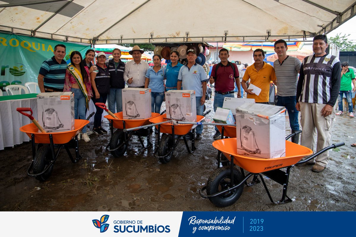 GobSucumbios's tweet photo. Por los 34 años de parroquialización de San Pedro de los Cofanes del cantón Shushufindi, el prefecto Amado Chávez fue el invitado de honor a la Feria Agropductiva.

#AmadoChávezPrefecto
#ResponsabilidadYcompromiso
#VivirMejor https://t.co/oiJn9KUVGg
