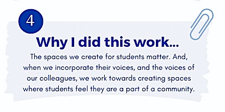 NEW: How Blank Walls Built Community in 7th Grade. #mschat <a href="/AMLE/">AMLE</a> #educoach #middleschool <a href="/ncte/">National Council of Teachers of English (NCTE)</a>

Instead of DIY, 7th grade leader Katie Durkin worked with colleagues and students to transform the team’s blank walls &amp; boards into community-building spaces.

middleweb.com/48954/how-blan…