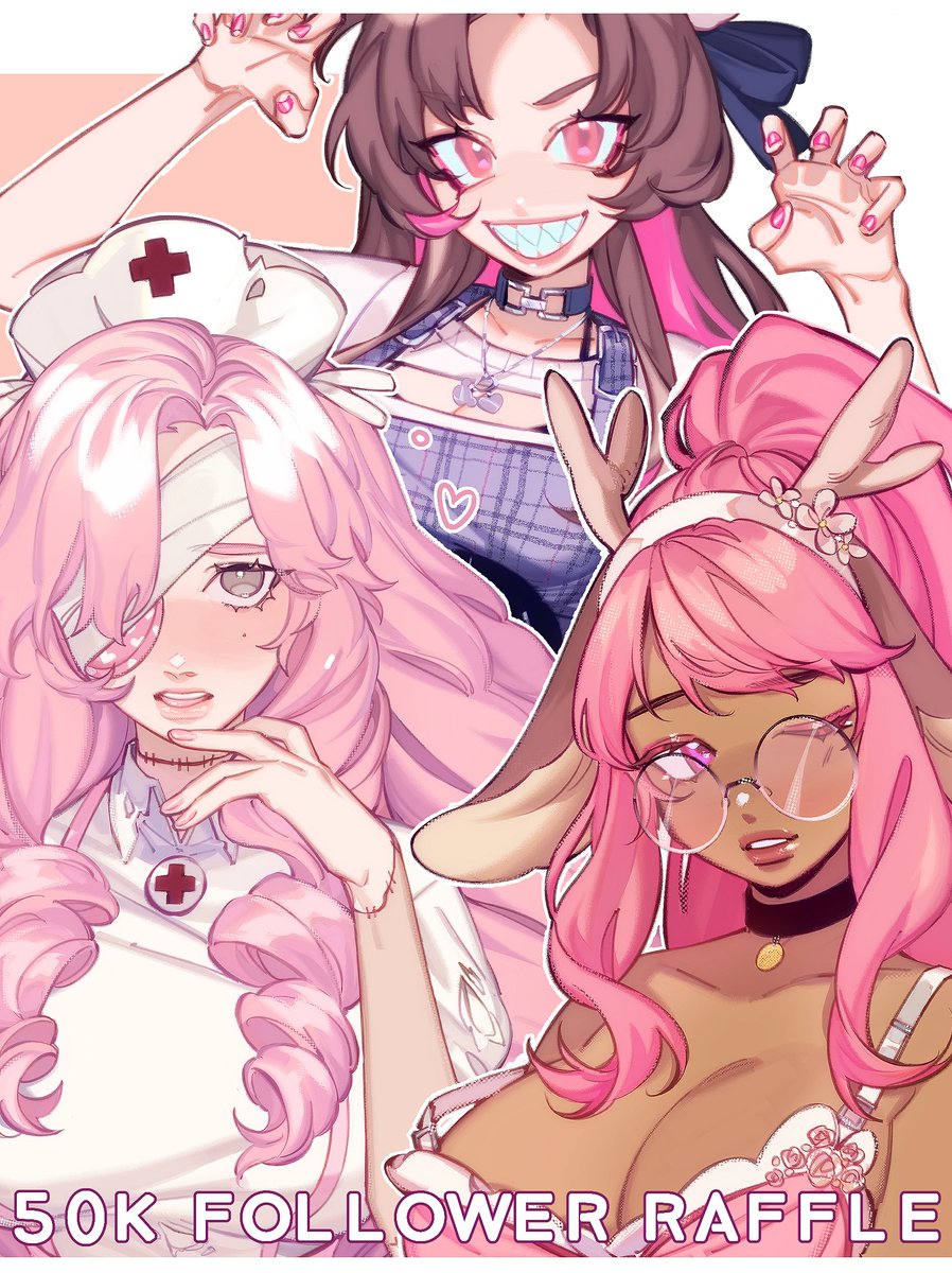 🍁50k followers raffle!!🍁
1 (one) lucky winner will win!

rules: 
 ⁃follow+rt!
 ⁃reply with your references
 ⁃ 🚫no AI + no raffle accounts🚫
🤍raffle ends june 23🤍