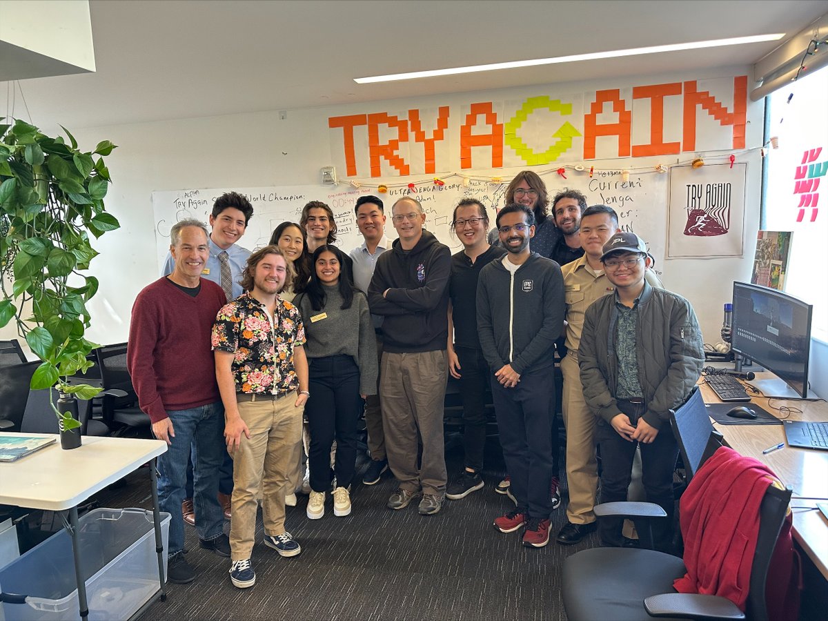 It was such a pleasure and honor to show our game to the legendary @TimSweeneyEpic while we were in production! Thank you for inspiring the next generation of game developers. You are a hero to the entire Try Again team! 🦙