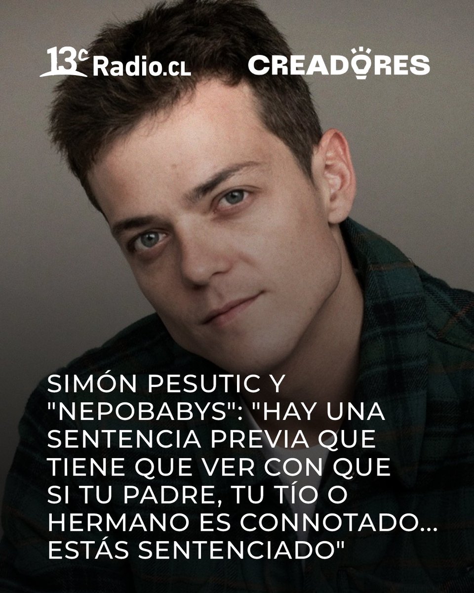 SE DIJO EN CREADORES | Simón Pesutic, hijo del actor Mauricio Pesutic, comentó su visión acerca de los "nepobabys" con @ifranzani .

Escúchalo aquí: bit.ly/3M691FU